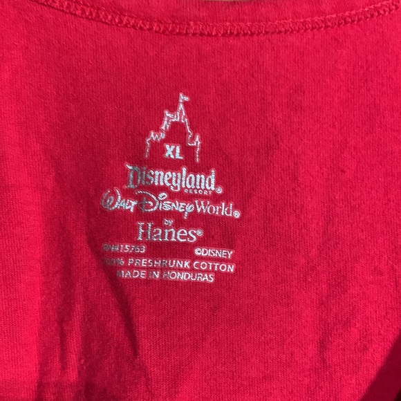 Disneyland Red Mens Tank top XL Mickey Mouse - Picture 3 of 5